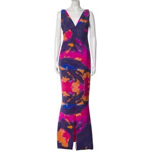 Chiara Boni Manisha Long Tahitian Batik Print Dress - Worn Once, Pure Elegance!